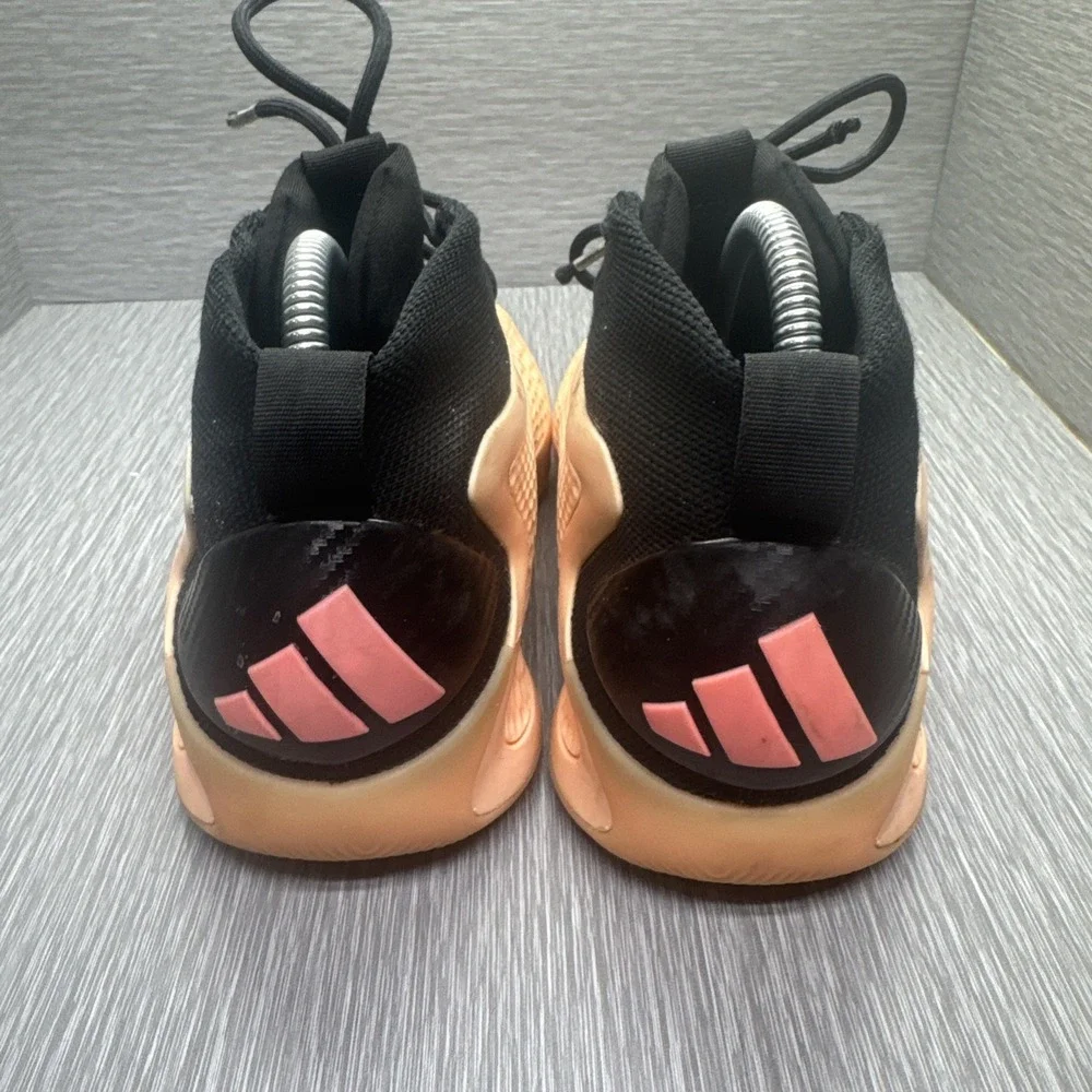 Adidas AE 1 With Love Anthony Edwards Basketball Shoes Mens 7 Black Peach Orange